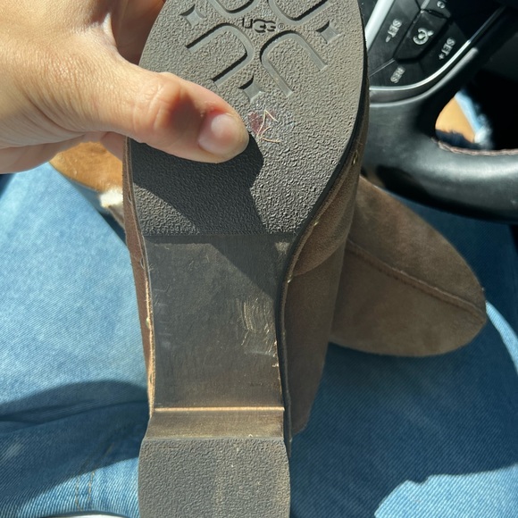 Ugg Sz 8 kassi sherpa lined platform clog - Picture 2 of 4